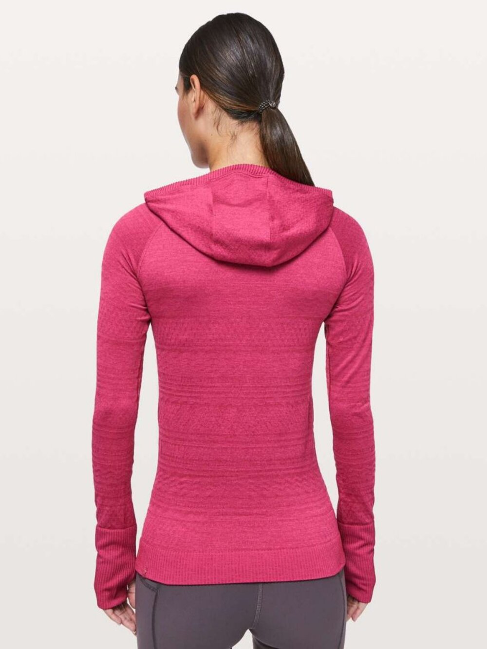 Lululemon Rest Less Hoodie In Violet Red Running Gym Training - Picture 3 of 7